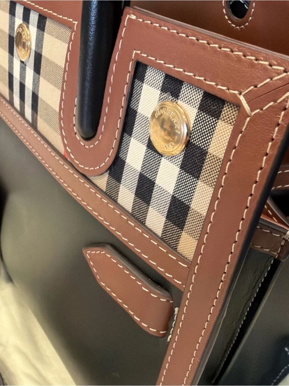 Burberry Title Handbag - Picture 2 of 16